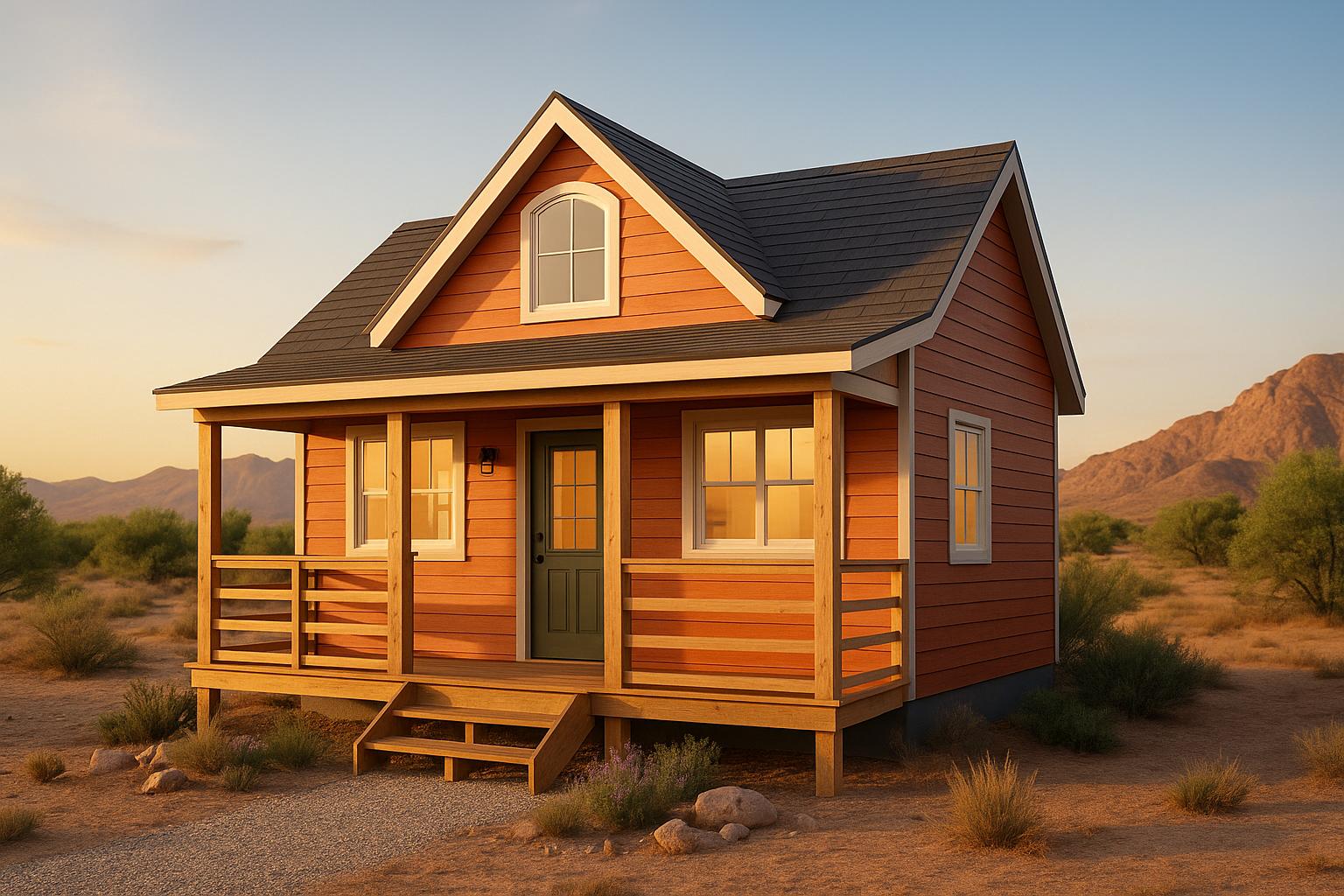 Community view with multiple homes